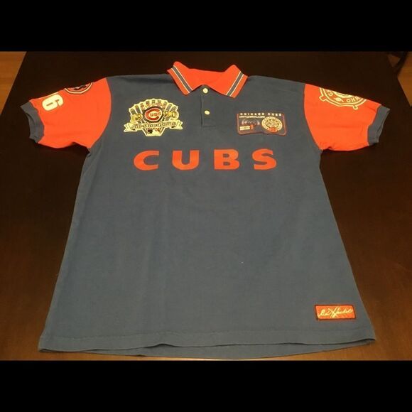 Vintage Chicago Cubs Doughboy Rugby Polo - Picture 1 of 8